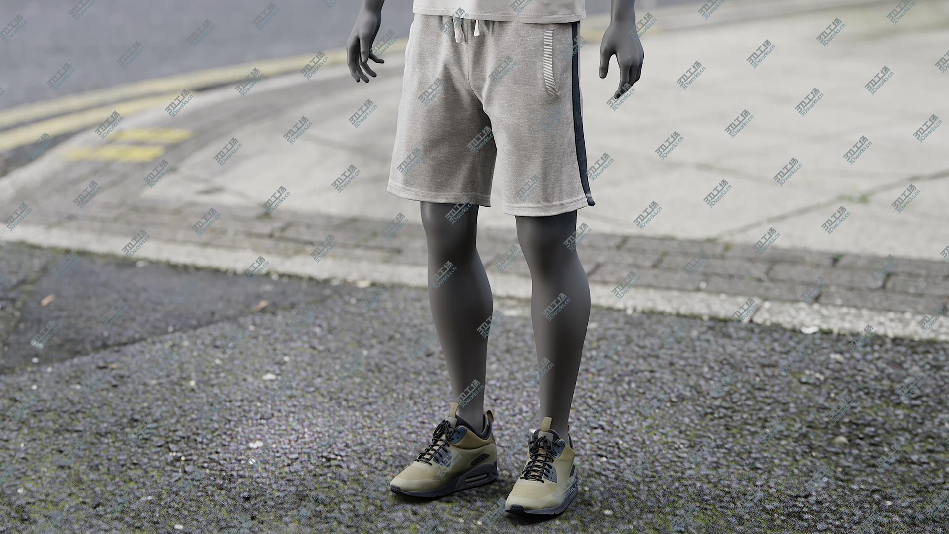 images/goods_img/202104091/Men's Shorts with Sneakers 9 3D model/1.jpg